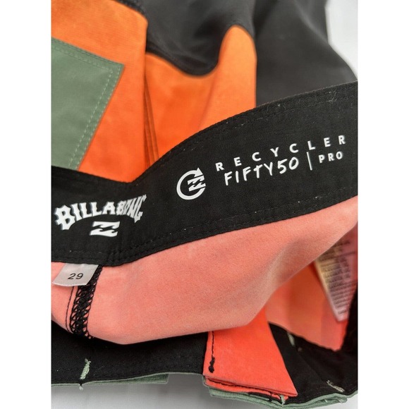 Men's/Boys Billabong Size 29 Fifty 50 Pro‎ Panel Board Short Wave Washed Swim - Picture 7 of 10